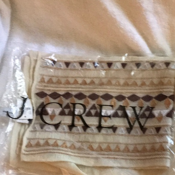 J. Crew Accessories - J Crew ecru scarf/wrap